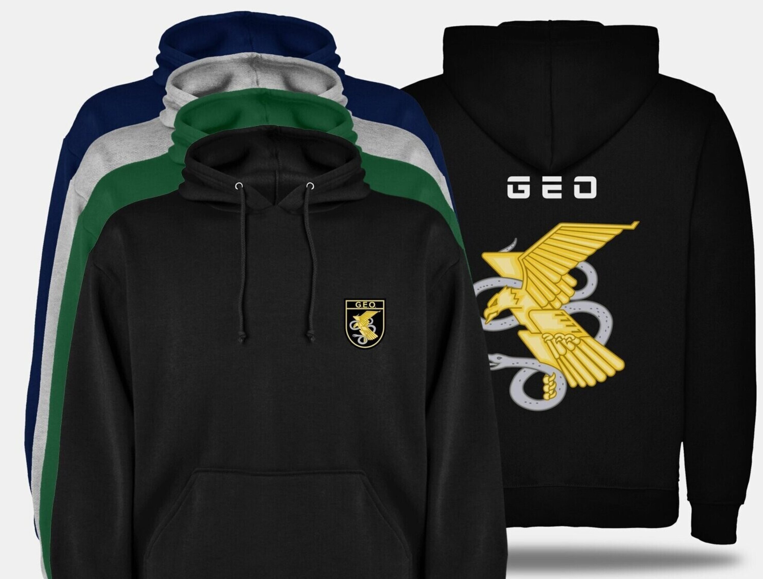 Sudadera algodón - Policía Nacional - GEO - 3